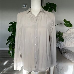Everlane 100% Silk Blouse Sz M
